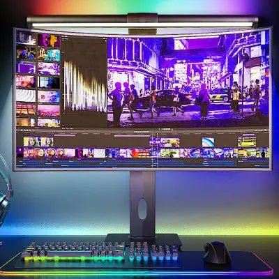 Barre Lumineuse Led - ComputerLightBar™ - RGB - Branche ton Univers !