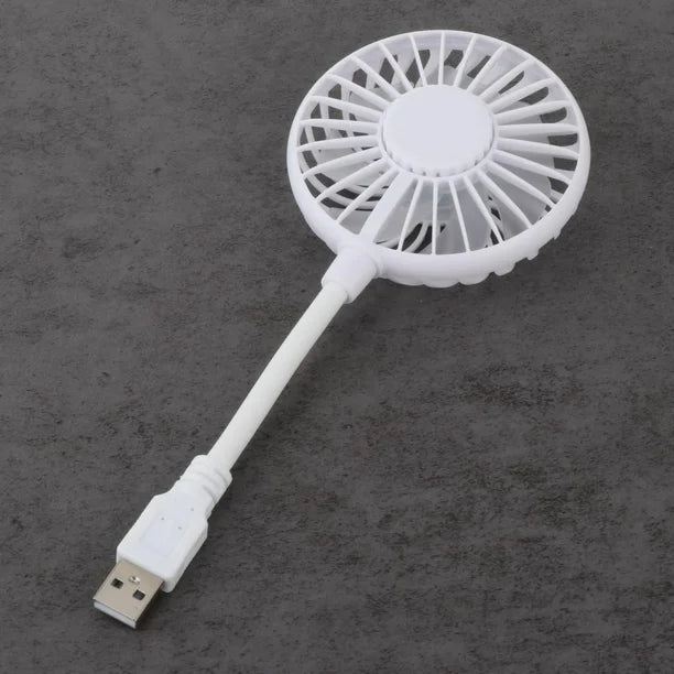 Mini Ventilateur Portable - BreezeMate™ - Blanc - Branche ton Univers !