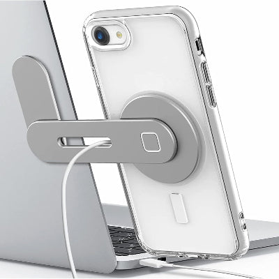SUPPORT TELEPHONE - SnapSide™ - Argent - Branche ton Univers !