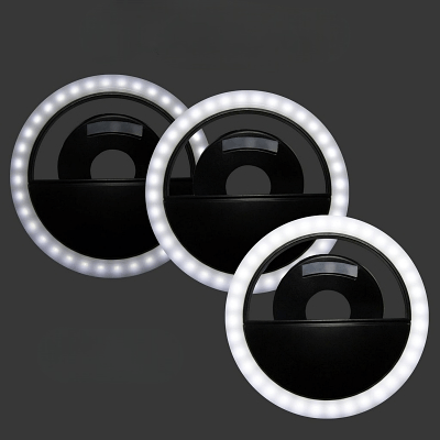 Anneau selfie lumineux - SelfieRingLight™ - Bleu - Branche ton Univers !