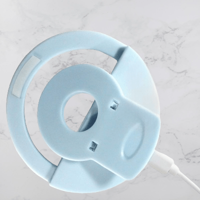 Anneau selfie lumineux - SelfieRingLight™ - Bleu - Branche ton Univers !