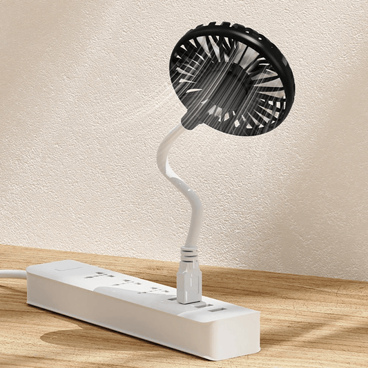Mini Ventilateur Portable - BreezeMate™ - Noir - Branche ton Univers !
