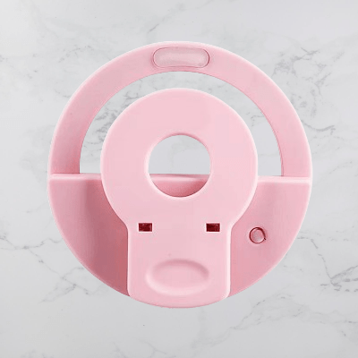 Anneau selfie lumineux - SelfieRingLight™ - Rose - Branche ton Univers !