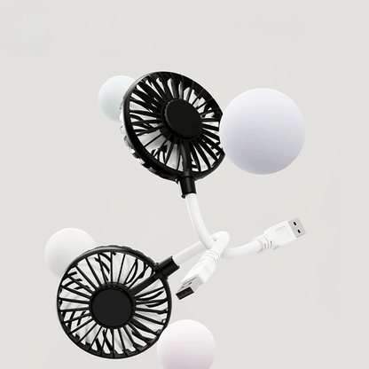 Mini Ventilateur Portable - BreezeMate™ - Noir - Branche ton Univers !