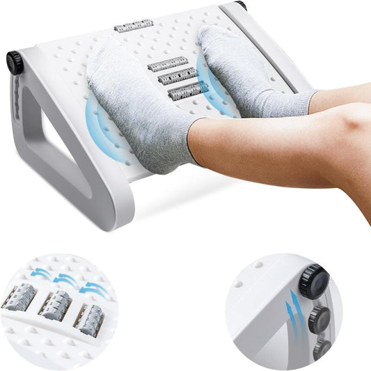 REPOSE PIED - RelaxDesk™ - Blanc - Branche ton Univers !