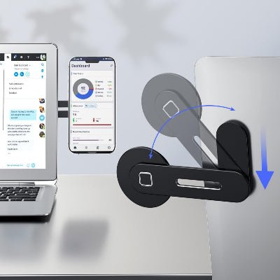 SUPPORT TELEPHONE - SnapSide™ - Noir - Branche ton Univers !