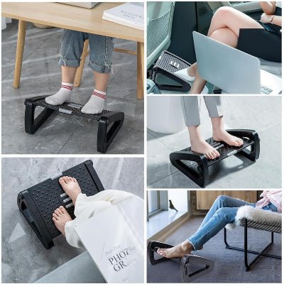 REPOSE PIED - RelaxDesk™ - Noir - Branche ton Univers !
