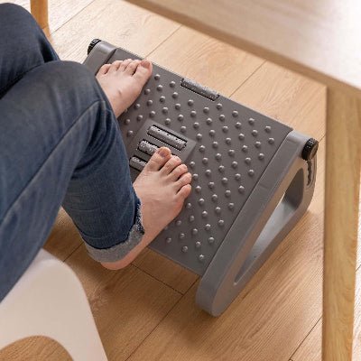 REPOSE PIED - RelaxDesk™ - Gris - Branche ton Univers !