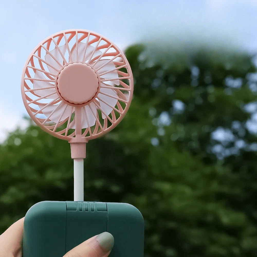 Mini Ventilateur Portable - BreezeMate™ - Rose - Branche ton Univers !