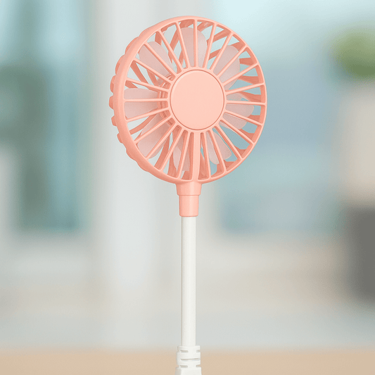 Mini Ventilateur Portable - BreezeMate™ - Rose - Branche ton Univers !