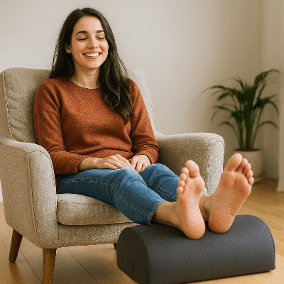 REPOSE PIED - WorkSoothe™ - Gris - Branche ton Univers !