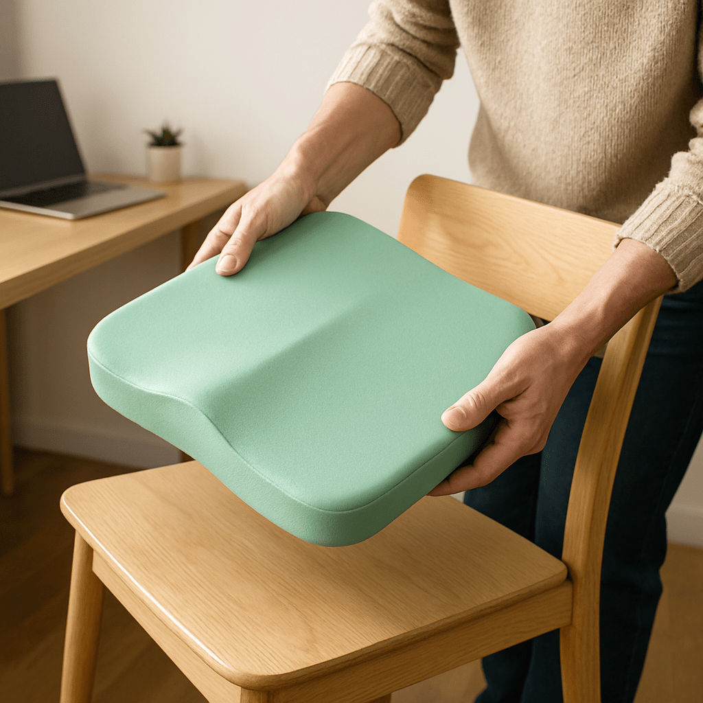 Coussin Ergonomique - ErgoCushion™ - Vert Menthe - Branche ton Univers !