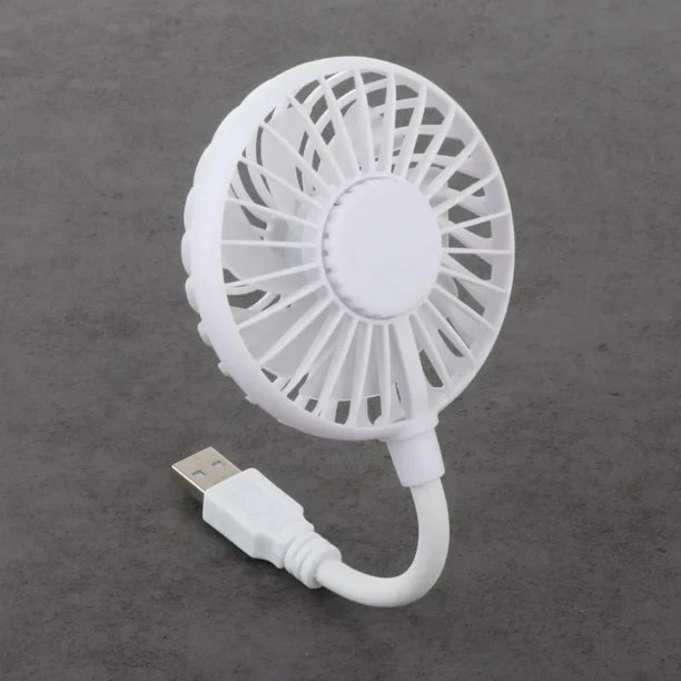 Mini Ventilateur Portable - BreezeMate™ - Blanc - Branche ton Univers !