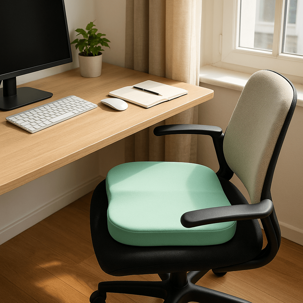 Coussin Ergonomique - ErgoCushion™ - Vert Menthe - Branche ton Univers !